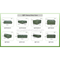 Deseos de campo moldeados con rotación impresora de estanterías y casos de fax casos de armería móvil militar